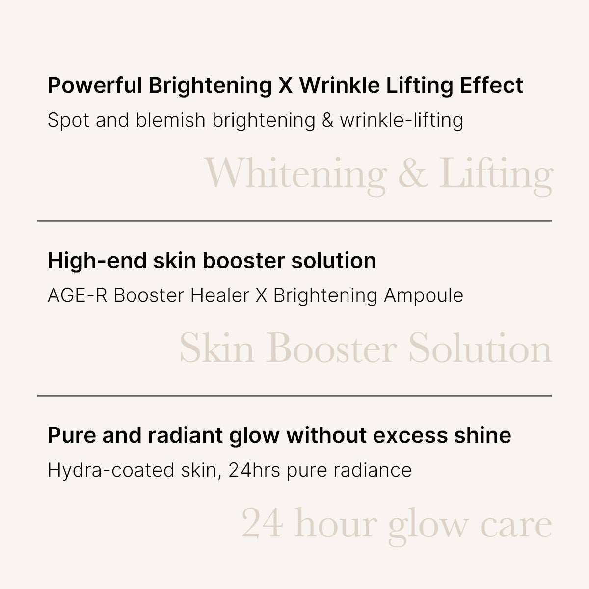 AGE-R Glutathione Glow Ampoule 30ml